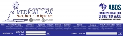 Objavljeni sažeci radova s XIX  svjetskog Kongresa medicinskog prava u Brazilu 2012.